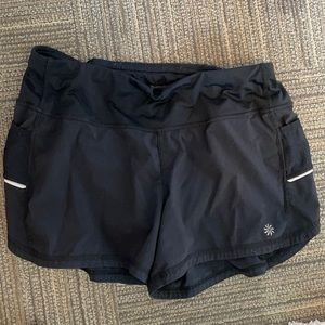 Black Athleta Running Shorts